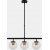 Atlas taklampa 10276 - Svart/antik