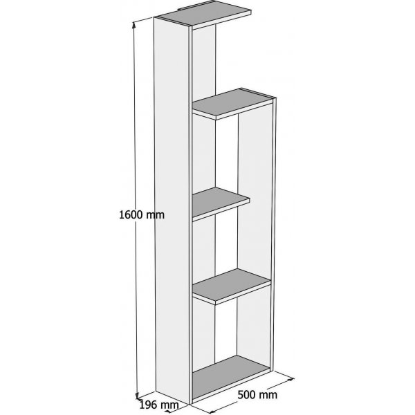 Bibliothèque Wand - Blanc Bibliothèque Wand - Blanc