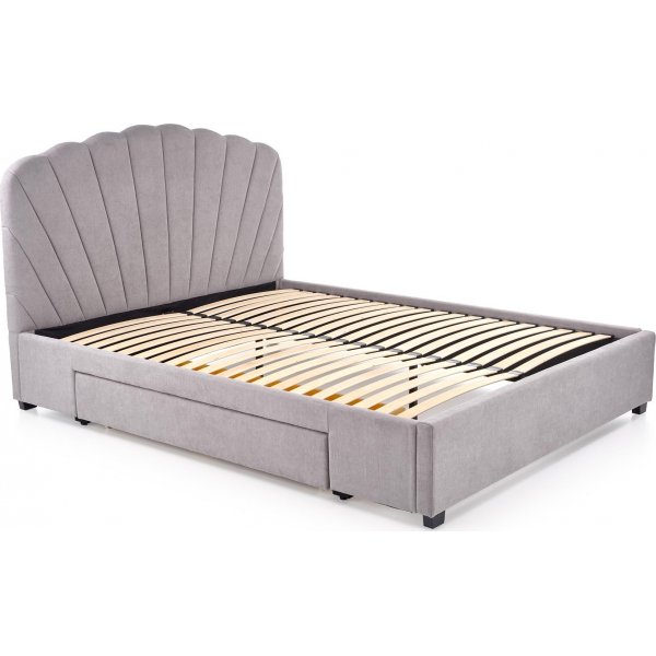 Cadre de lit Mistral 160x200 cm - Gris Cadre de lit Mistral 160x200 cm - Gris