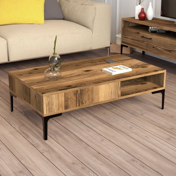 Table basse Istanbul 105 x 60 cm - Noyer Table basse Istanbul 105 x 60 cm - Noyer