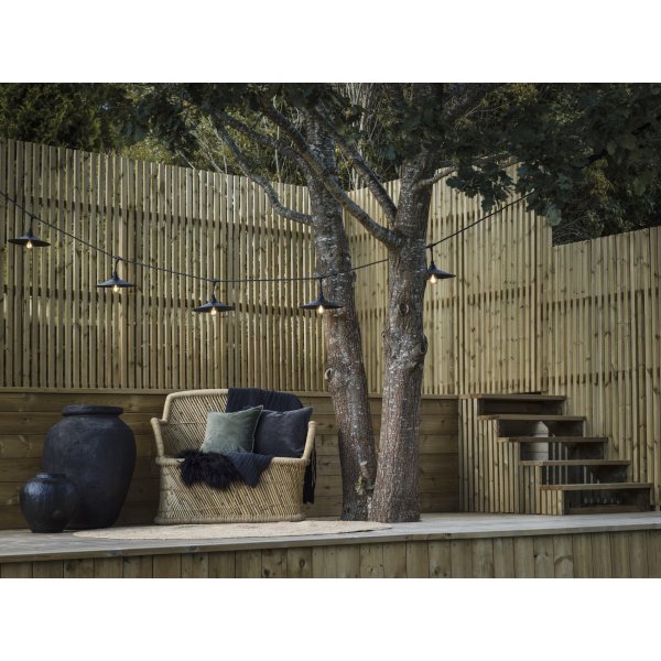 Guirlande lumineuse Flex Out pour extérieur avec abat-jour Lamina - 6,5 m - Noir Guirlande lumineuse Flex Out pour extérieur avec abat-jour Lamina - 6,5 m - Noir