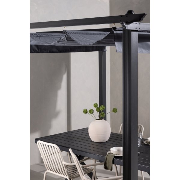 Pergola Lazio 248 x 295 x 295 cm - Grise Pergola Lazio 248 x 295 x 295 cm - Grise