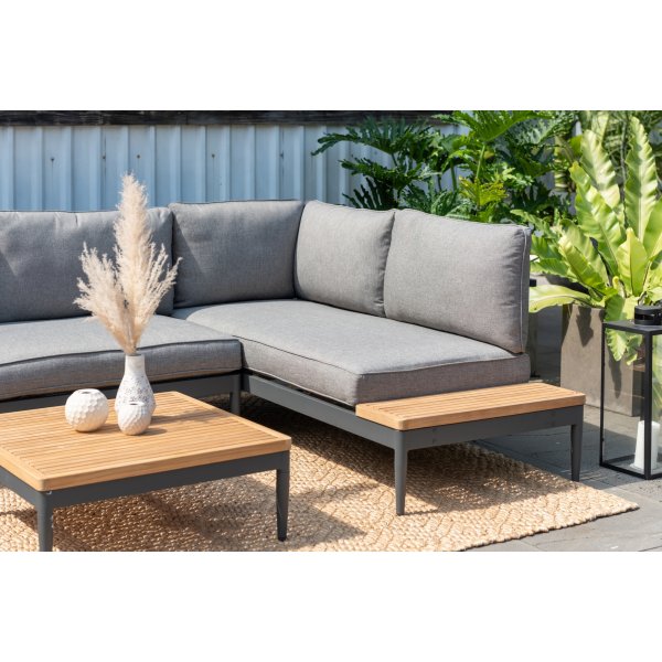 Lifestyle Garden Topaz bankstel - Grijs/teak
