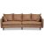 Gotland 3-sits svngd soffa - Cognac ecolder