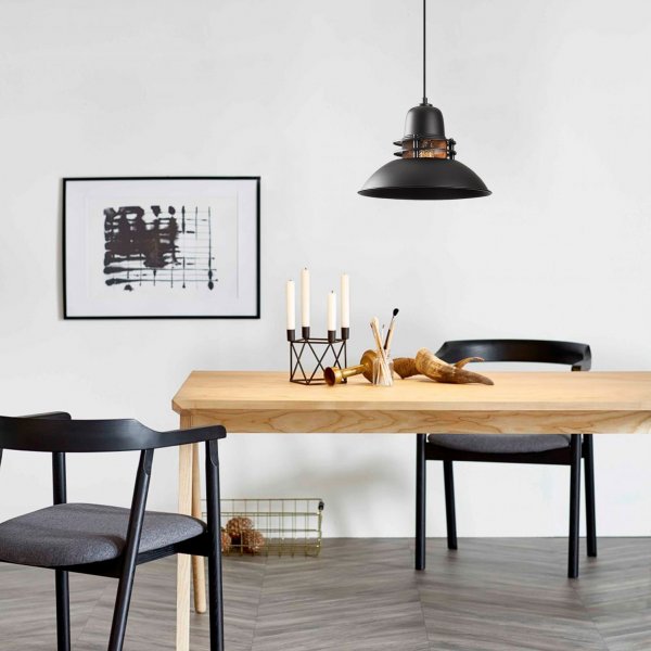 Plafonnier Samba 3735 - Noir/or Plafonnier Samba 3735 - Noir/or