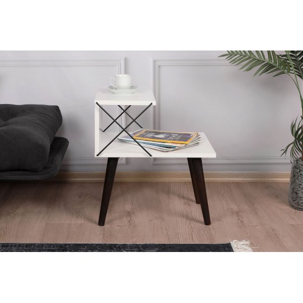 Kruis nachtkastje - Wit