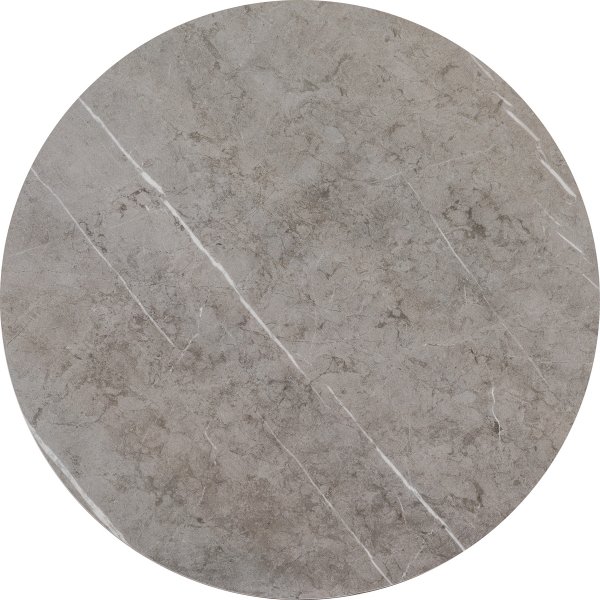 Lazio eettafel 60 cm - Grijs/zwart