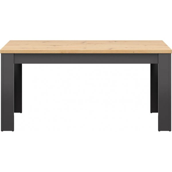 Table  manger Hesen 160-200 x 90 cm - Graphite/chne