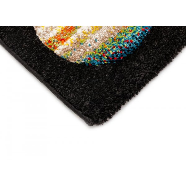 Kindervloerkleed Mitchell Space - Zwart