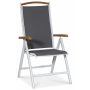 Ekens positionsstol vit aluminium - Polywood + Flckborttagare fr mbler