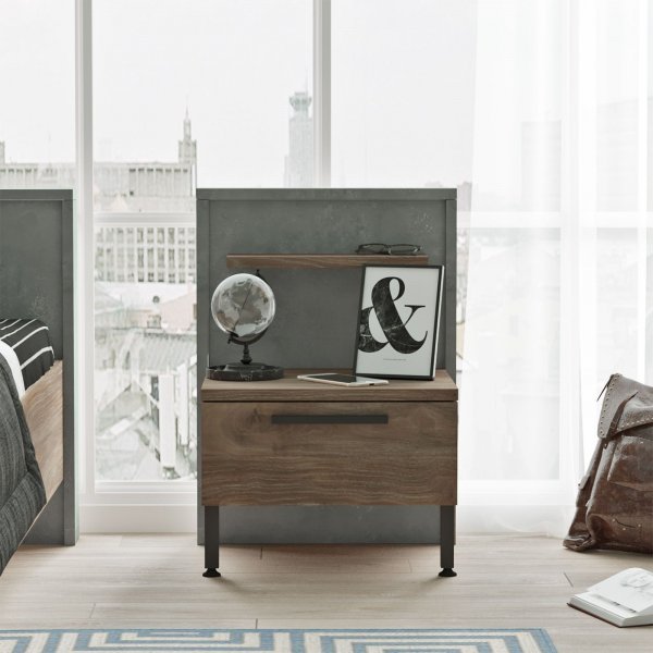 Home s�ngbord - Brun/gr�