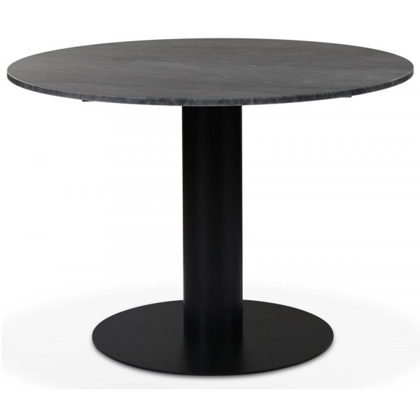 Next runt matbord D105 cm - Svart / marmor (Gr)
