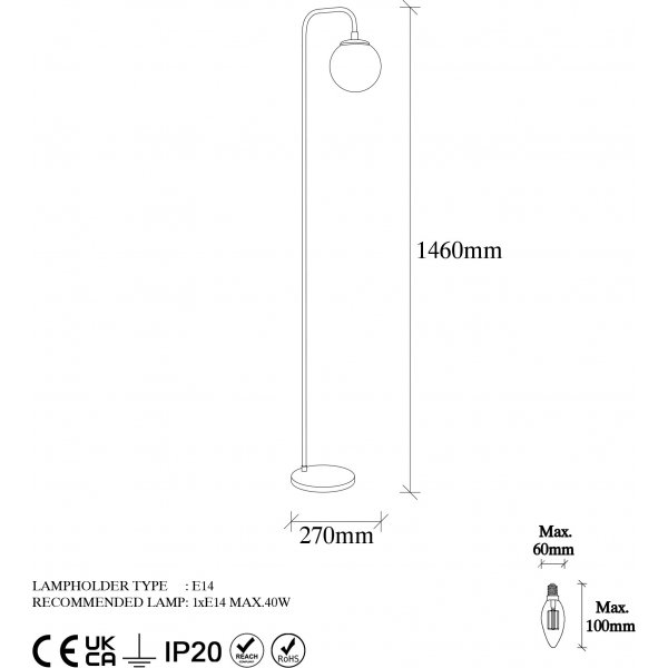 Viran golvlampa 10950 - Vintage Viran golvlampa 10950 - Vintage