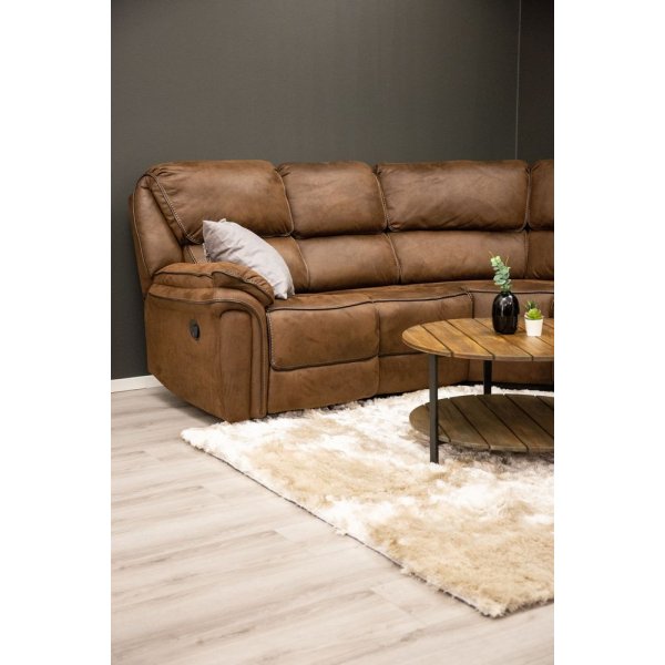 Riverdale reclinersoffa - Mocka (Mikrofiber) + Fläckborttagare för möbler Riverdale reclinersoffa - Mocka (Mikrofiber) + Fläckborttagare för möbler