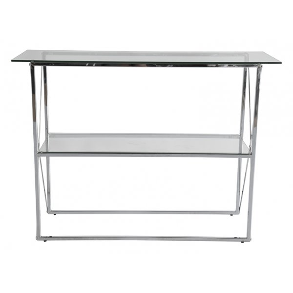 Cross konsolbord 110 x 35 cm - Krom Cross konsolbord 110 x 35 cm - Krom