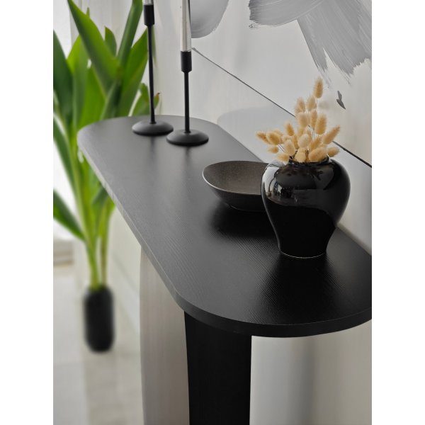 Table en relief Ellittica 100 x 30 cm - Anthracite Table en relief Ellittica 100 x 30 cm - Anthracite