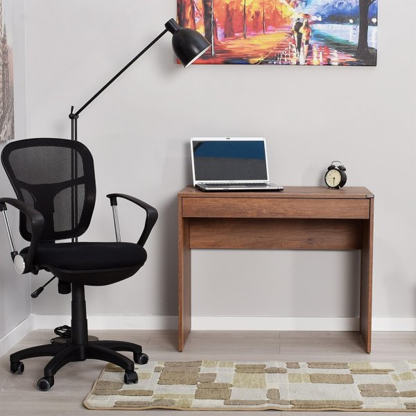 Comerse skrivbord 90 x 55 cm - Valnöt Comerse skrivbord 90 x 55 cm - Valnöt