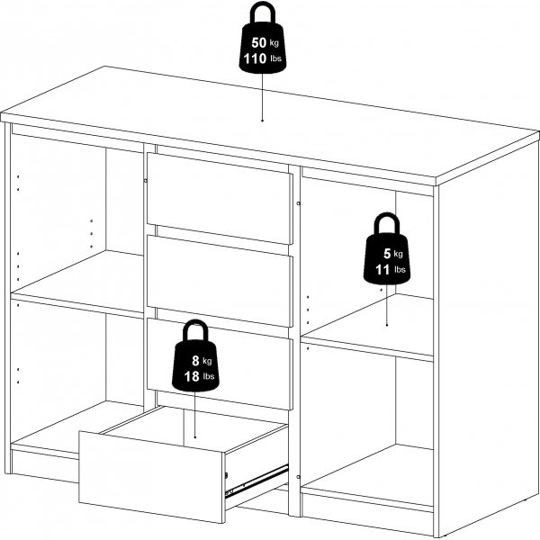 Naia skänk - Svart Naia skänk - Svart