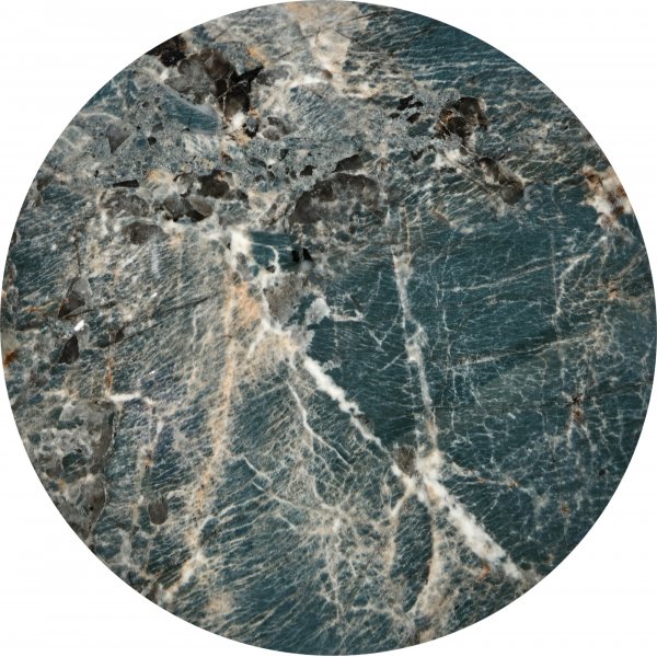 Table basse Morena Ø50 cm - Marbre vert/noir/or Table basse Morena Ø50 cm - Marbre vert/noir/or