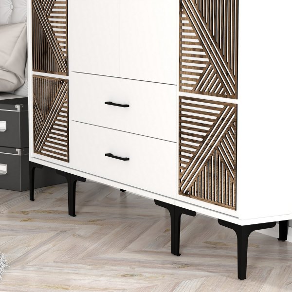 Armoire Kumsal 11 Blanc Armoire Kumsal 11 Blanc