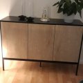 Kundbild Seaford skänk 120 cm - Svart/vitpigmenterad ek: Jag är nöjd med varan.