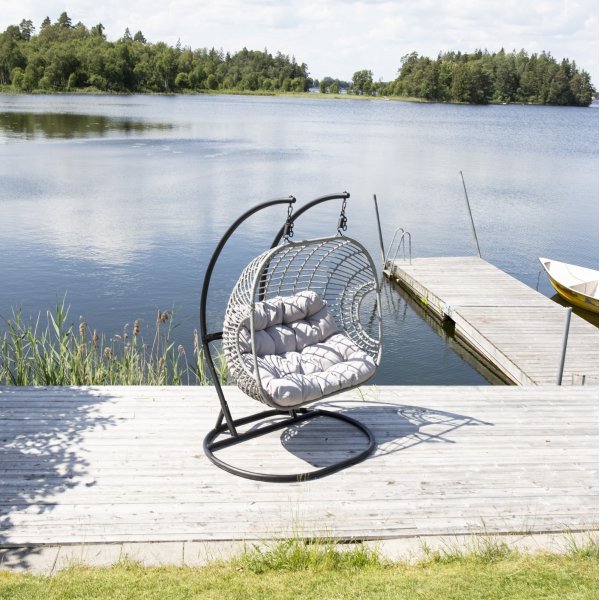 Viga hngstol - Svart/gr