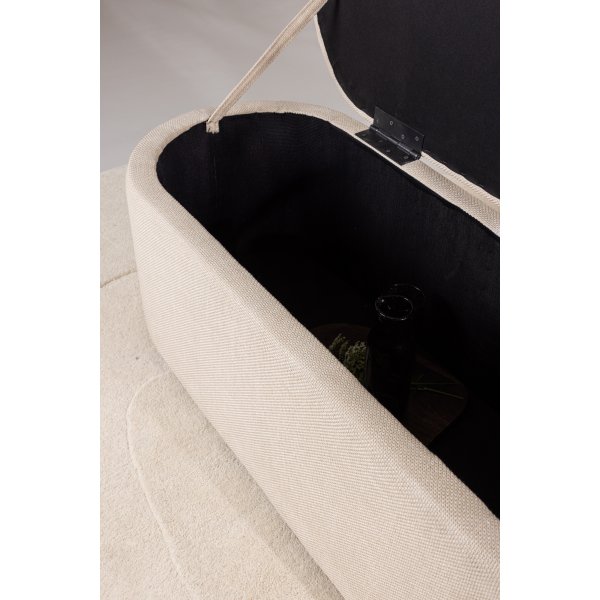 Pouf Potenza - Blanc cassé Pouf Potenza - Blanc cassé