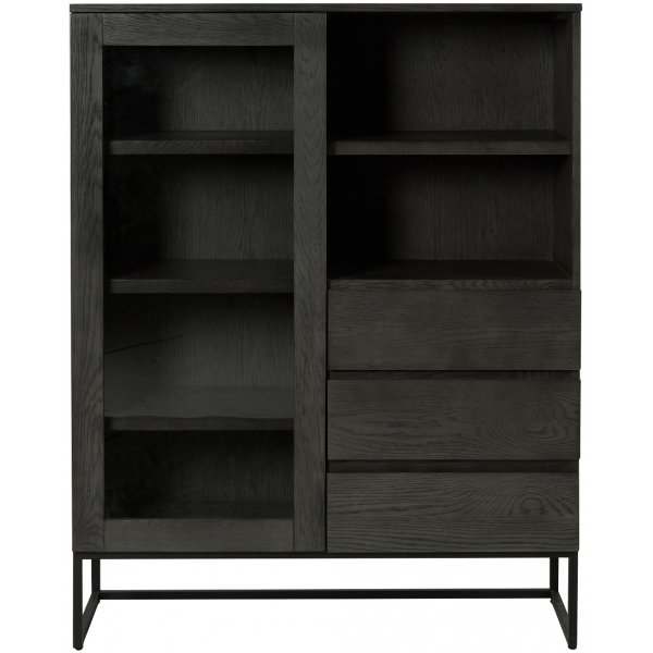 New York vitrinskåp - Brunbetsad ek New York vitrinskåp - Brunbetsad ek