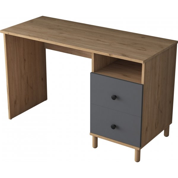 Bureau Hanna 9, 120 x 50 cm - Noyer/anthracite