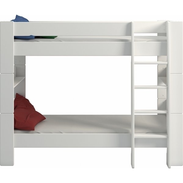 Voor kinderen stapelbed 90 x 200 cm - Ijswit