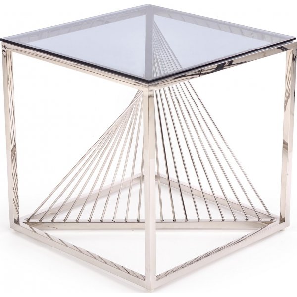 Table basse Eterneco 55 x 55 cm - Chrome