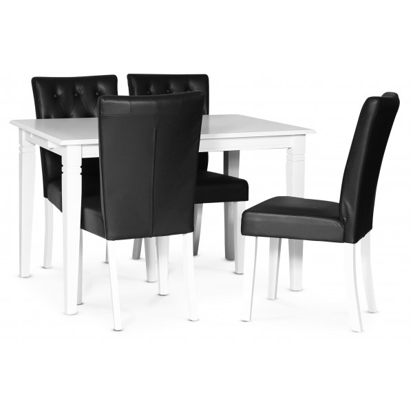 Sandhamn Matbord 120x80 cm - Vit Sandhamn Matbord 120x80 cm - Vit