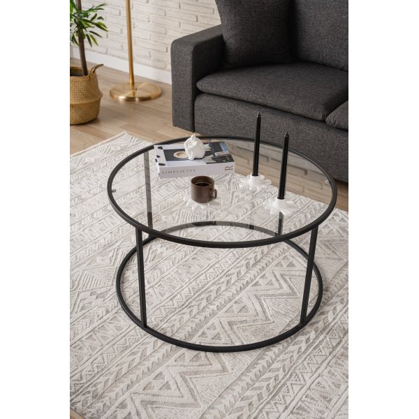 Table basse Spree 80 cm - Noir