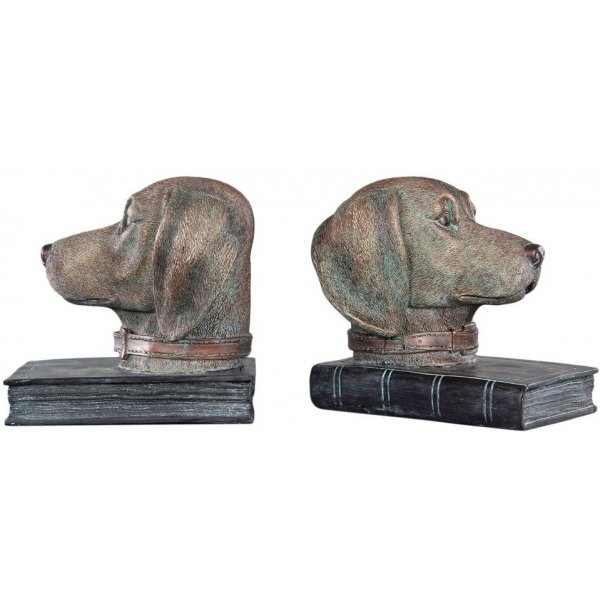 Bokstöd hund