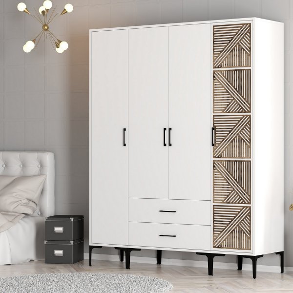 Armoire Kumsal 15 Blanc Armoire Kumsal 15 Blanc