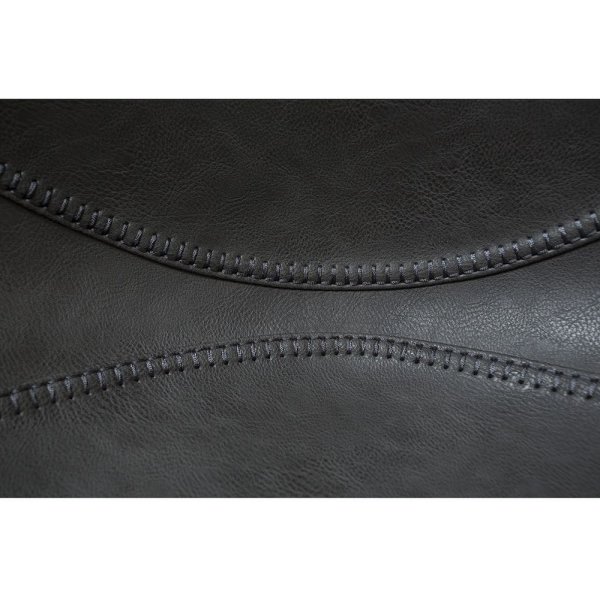 Pitch stol - Vintage gr / svart