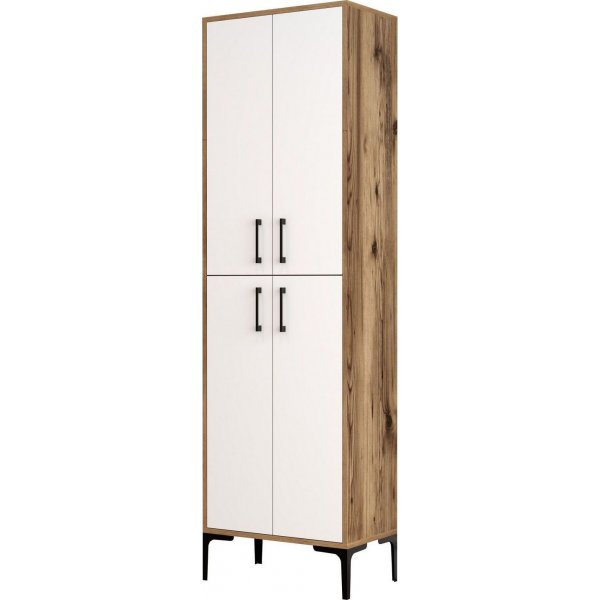 Meuble à chaussures Berlin - Noyer/blanc Meuble à chaussures Berlin - Noyer/blanc