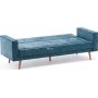 Canap convertible 3 places Dublin - Turquoise