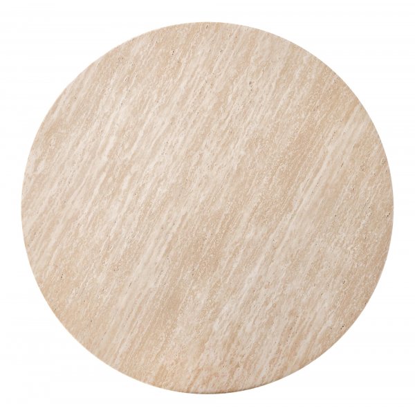 Soffbord mocca med Travertintopp 80 cm Soffbord mocca med Travertintopp 80 cm