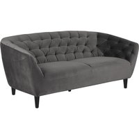 Felicia 3-sits soffa - Mörkgrå (Sammet) Felicia 3-sits soffa - Mörkgrå (Sammet)