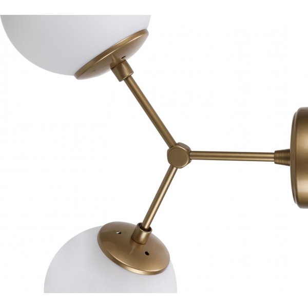 Damar wandlamp 6341 - Geel/wit