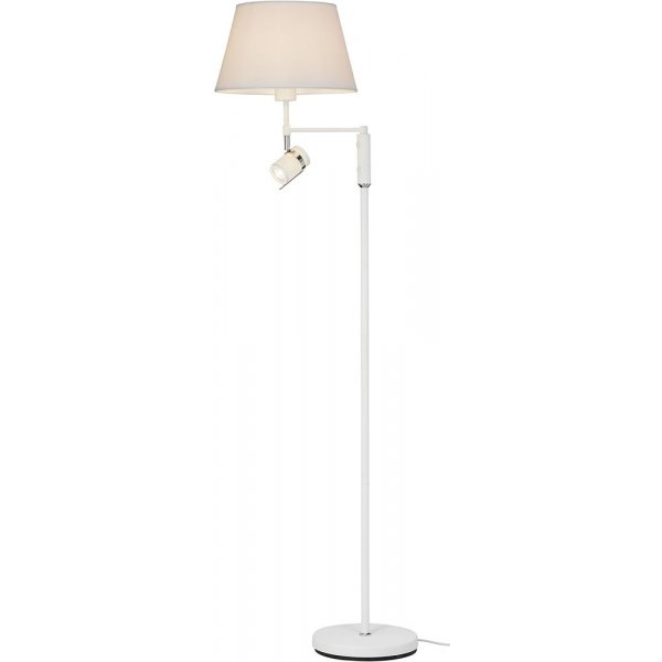 Network golvlampa - Vit/krom