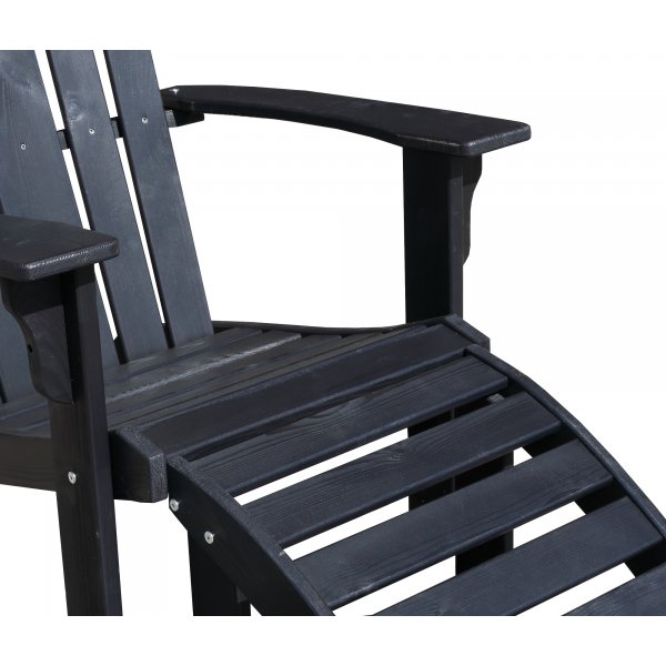 Chaise longue Newport - Noir Chaise longue Newport - Noir
