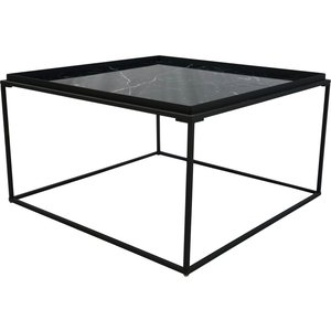 Table basse Hilliard 80 x 80 cm - Noir