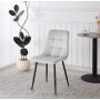 Delta matstol beige sammet Delta matstol beige sammet