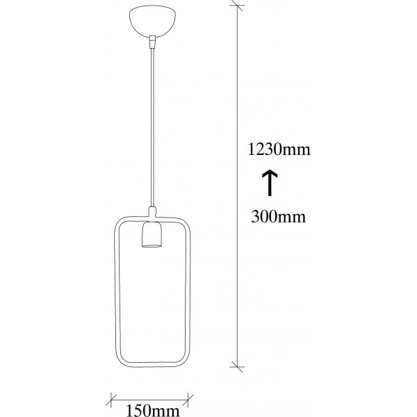 Plafonnier Jonni MR-645 - Noir