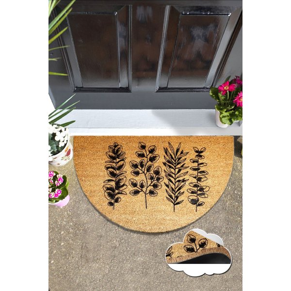 Diza dörrmatta Beige/svart - 40 x 75 cm Diza dörrmatta Beige/svart - 40 x 75 cm