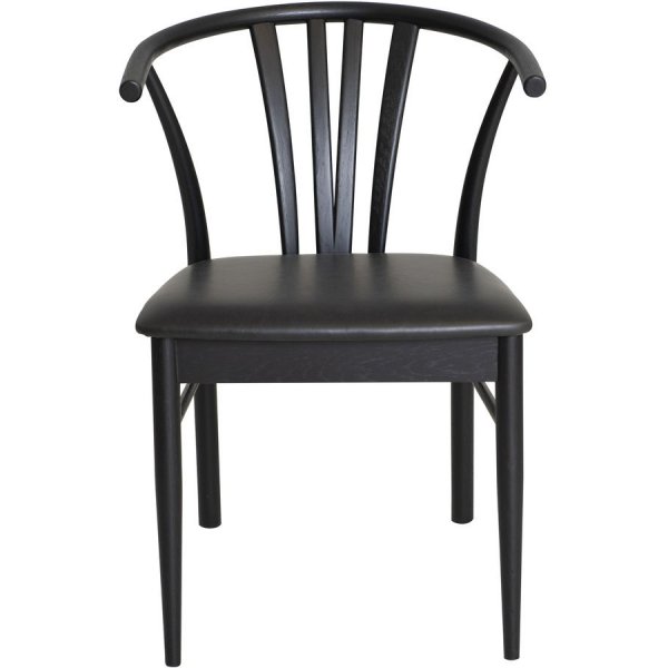 Chaise Aron - PU noir Chaise Aron - PU noir