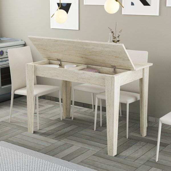 Kiev matbord 110 x 72 cm - Travertin Kiev matbord 110 x 72 cm - Travertin