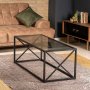 Geiser soffbord 120 x 50 cm - Svart